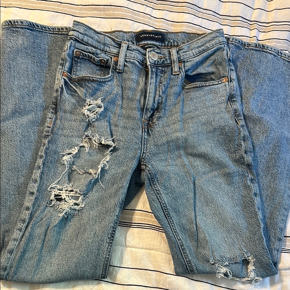 Aeropostale high rise flare jeans